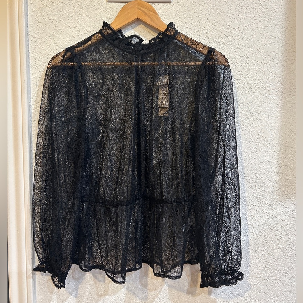 Banana Republic Black Lace top
